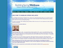 Tablet Screenshot of bubblingspring.com